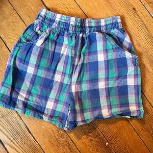 Baby B’Gosh by Oshkosh Vintage Plaid 100% Cotton Shorts